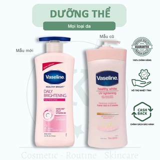 Sữa dưỡng thể Vaseline Healthy White UV Lightening Body Lotion 725ml
