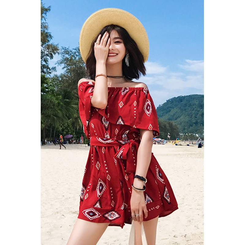 Jumsuit họa tiết cực xinh chất vải siêu đẹp chỉ 320k kèm feedback KH