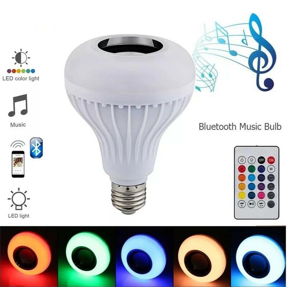 Loa Bluetooth Không Dây Có Đèn Led E27 Tiết Kiệm Năng Lượng 12w