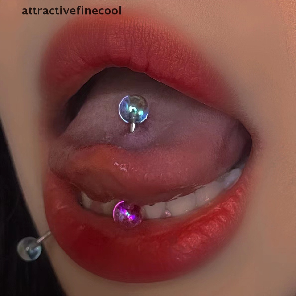 Khuyên Xỏ Lưỡi / Cơ Thể Bằng Thép Titan Nhiều Màu Sắc