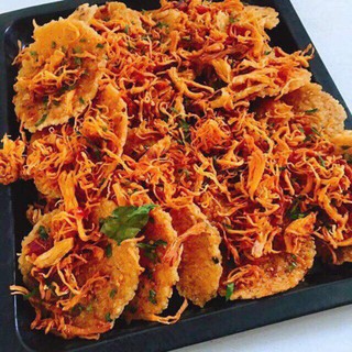 250g cơm cháy lắc khô gà