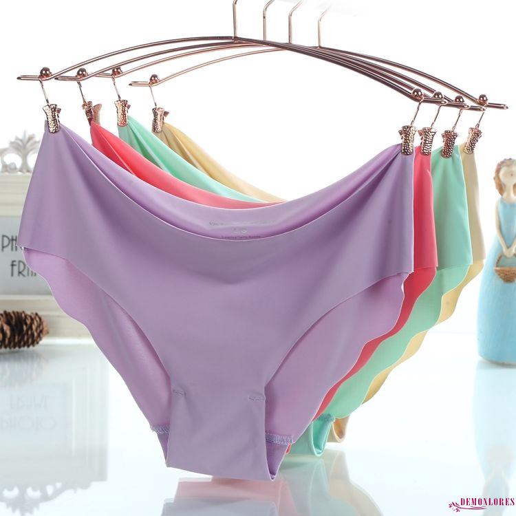 Quần lót nữ vải mềm không đường may màu sắc ngọt ngào
