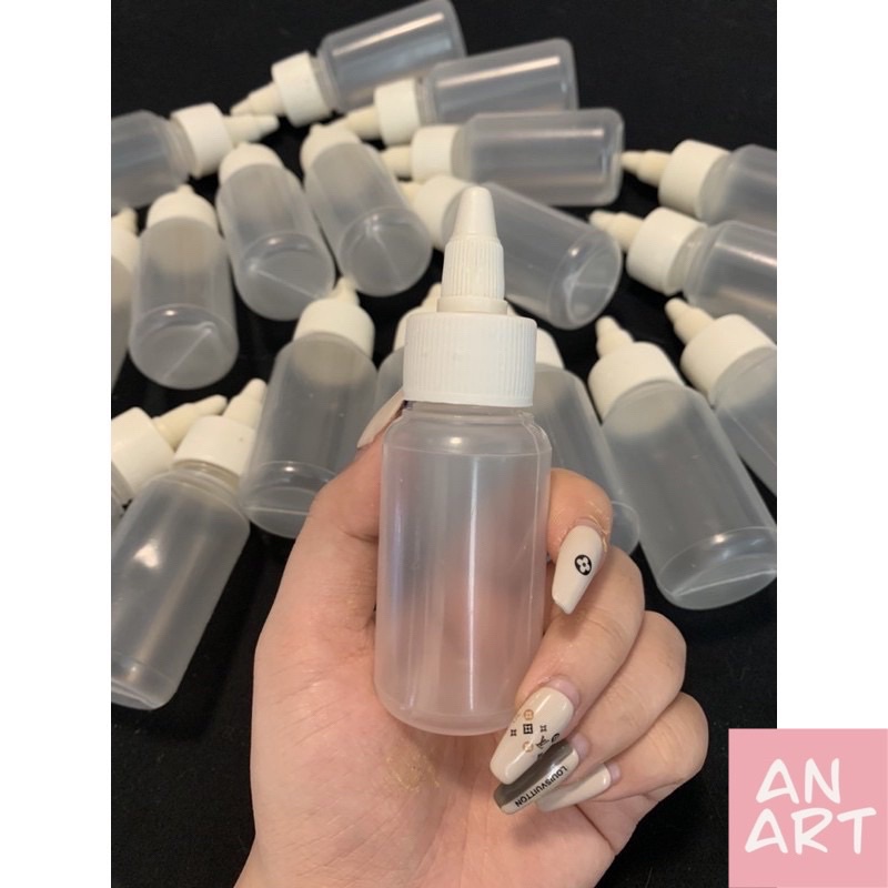 Chai Nhựa Mềm 50ml Nút Nhọn Nhỏ Giọt