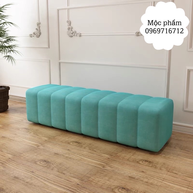 Ghế đôn sofa dài decor trang trí, đôn để shop quần áo, chụp ảnh