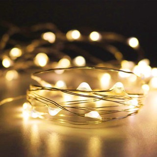 Dây đèn đom đóm Fairy Light dài 2m dùng pin tiểu con thỏ AA