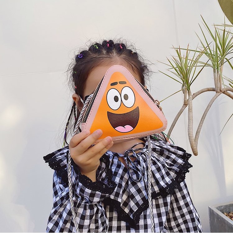 Túi đeo chéo trẻ em hoạt hình Cơm nắm cao cấp đáng yêu xinh xắn dễ thương kiểu Hàn Quốc