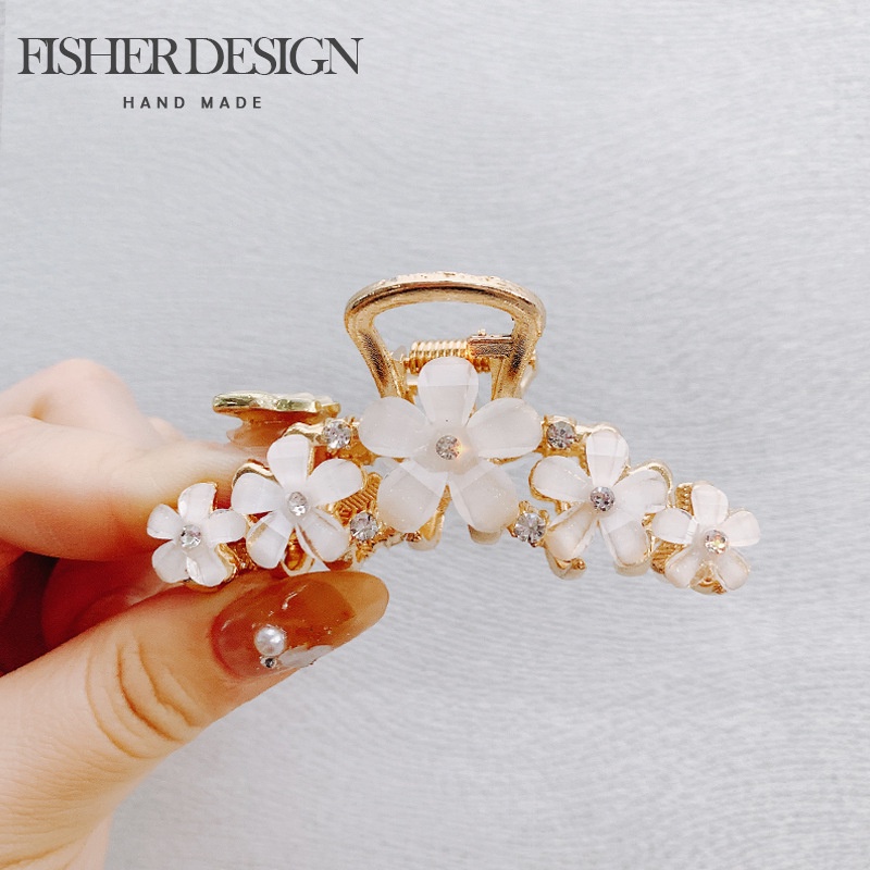 Kẹp Tóc Kim Loại Kiểu Hình Học Thời Trang Hàn Quốc Cho Nữ