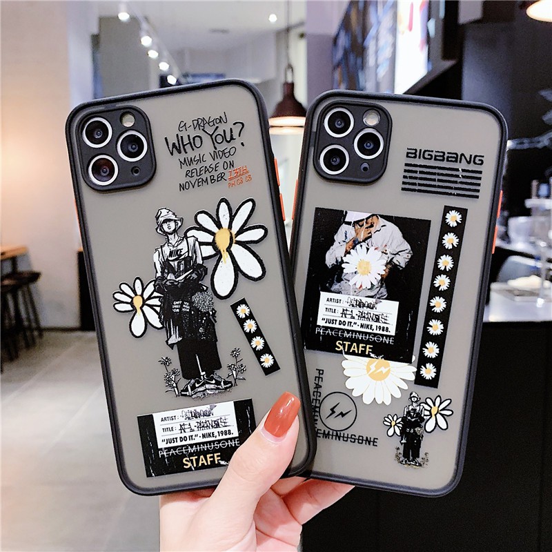 Ốp Lưng Nhám Chống Sock, Va Đập Bảo Vệ Camera Peaceminusone - G011