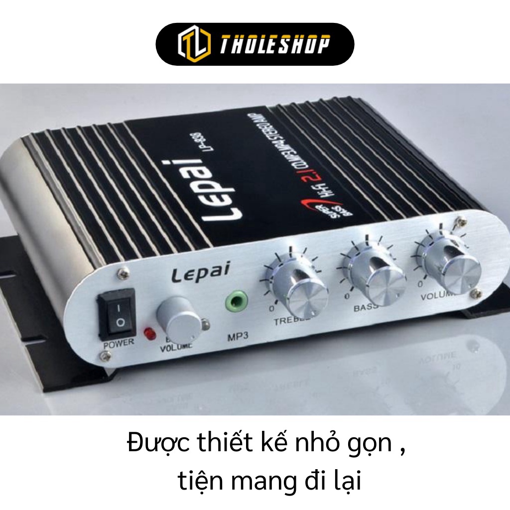 [SGD] Âm Ly Mini - Bộ Khuếch Đại Âm Thanh LEPY LP-838 Dành Cho Xe Máy, Xe Hơi, Gia Đình 9013