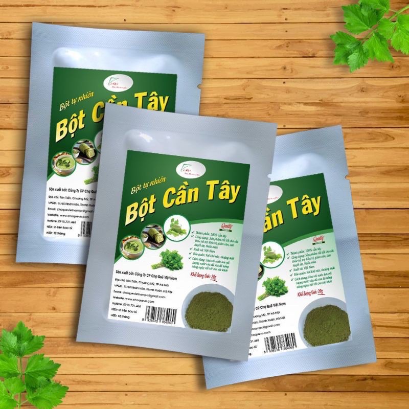 100gr Bột Cần Tây sấy lạnh nguyên chất nhà làm