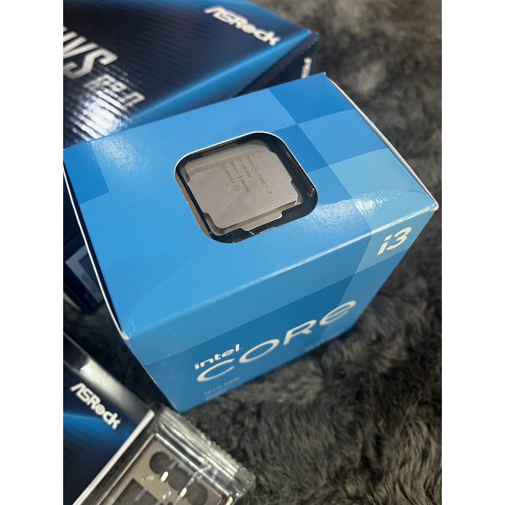 Combo mainboard Gigabyte H410M-H V2 + I3 10105F 3.7GHz  - Bảo hành 36T