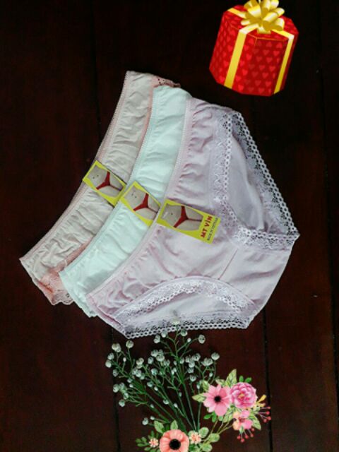 Sét 10 quần Cotton  ren