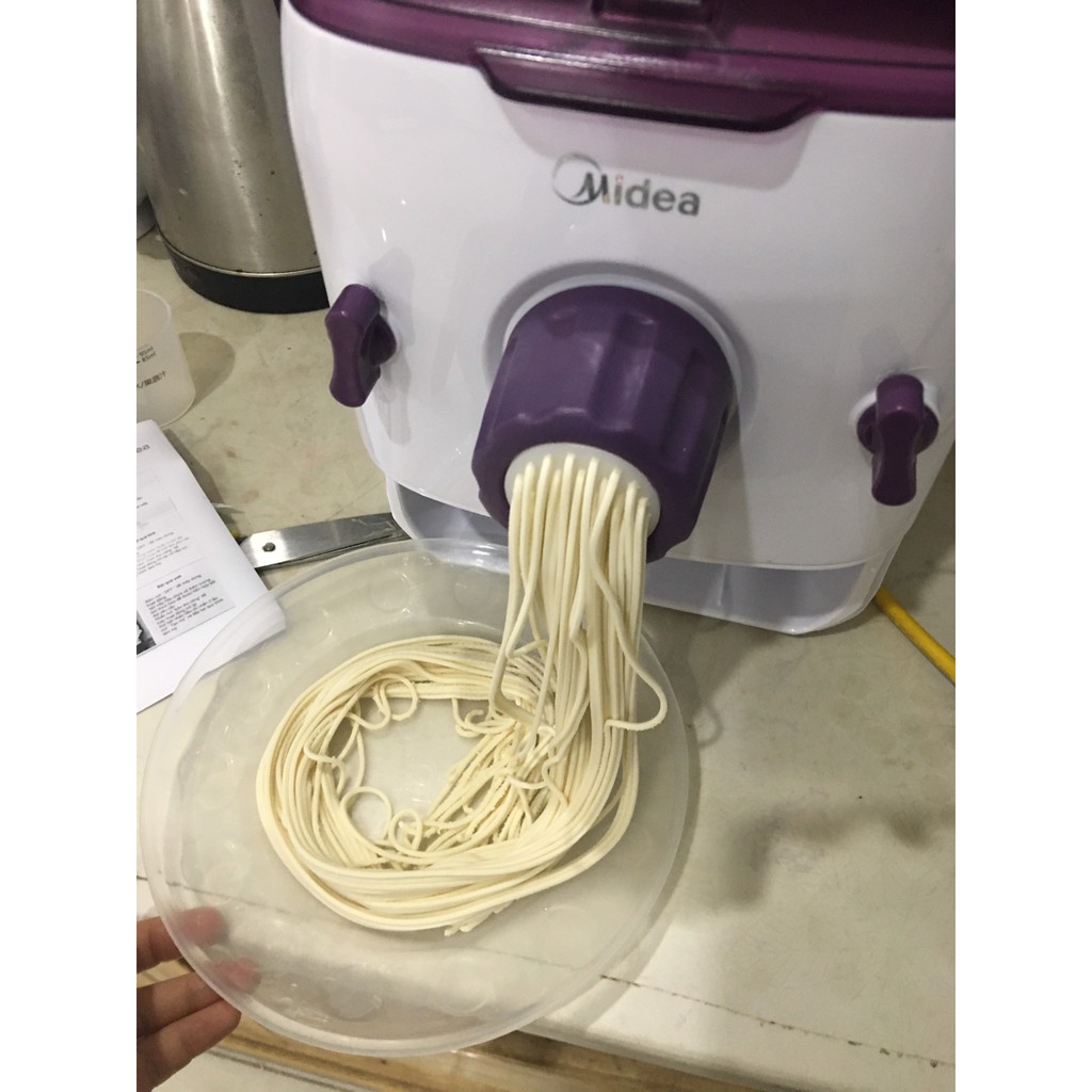 Máy làm mì máy làm bún máy làm mỳ tươi Midea có hướng dẫn tiếng Việt và tặng công thức làm các món mì
