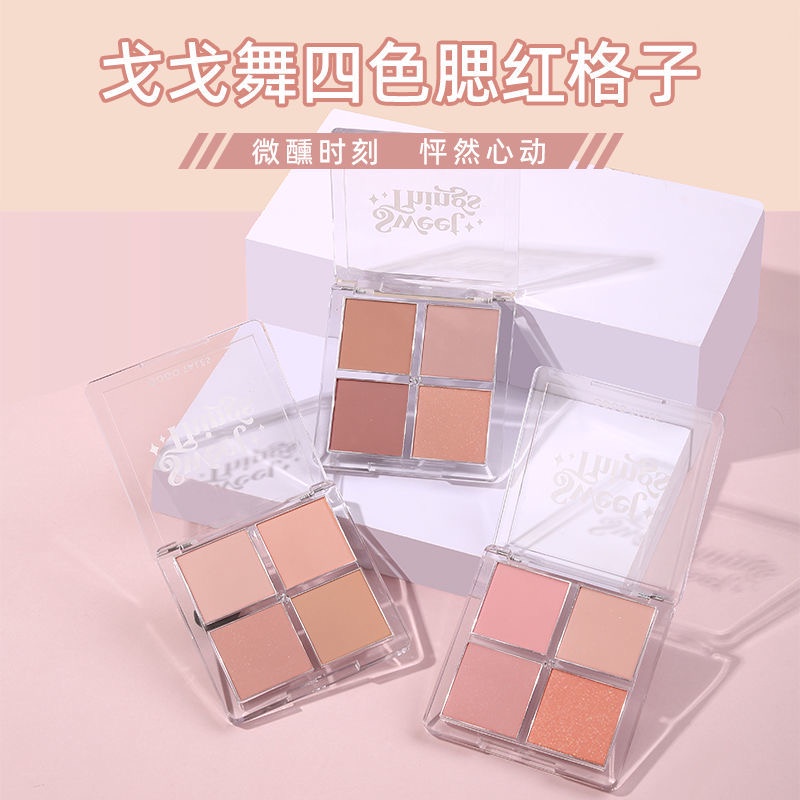 Bảng Phấn Má Hồng Gogo TALES Màu Lì Tự Nhiên Không Gt307