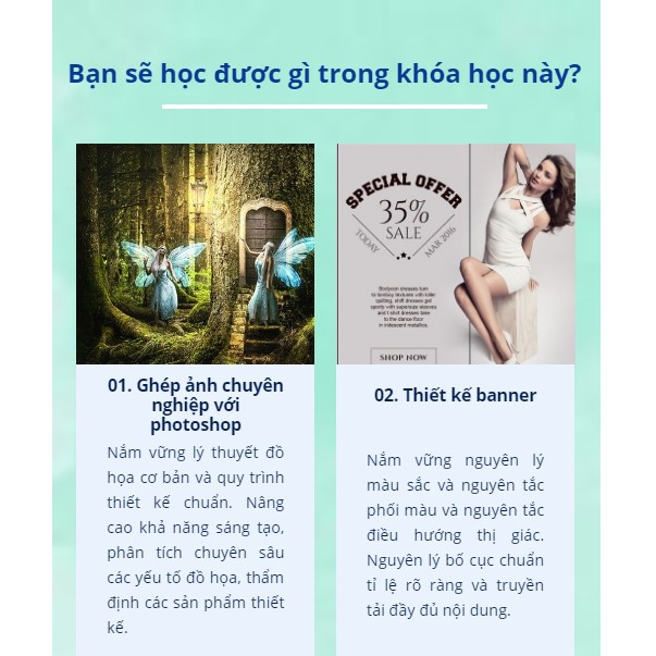 Khóa học online Unica thiết kế đố họa ghép ảnh chuyên nghiệp làm chủ Photoshop cùng Huy Quần Hoa