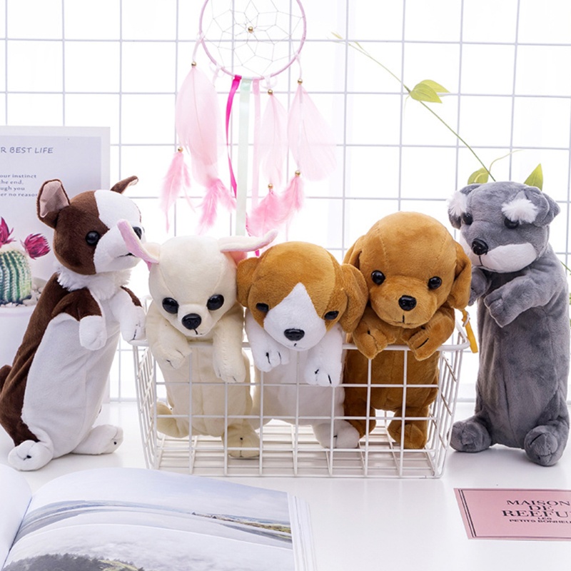 Túi Đựng Bút Bằng Lông Nhung Mềm Hình Cún Dễ Thương Có 5 Kiểu Mới Lạ