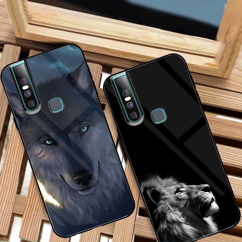 Ốp Lưng VIVO V15  mặt kính cường lực cao cấp thiết kế Độc Quyền