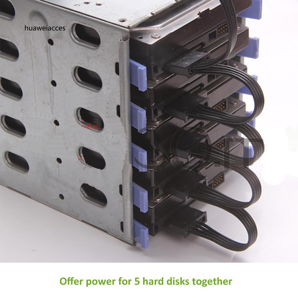 Dây cáp chia 4 pin 1 sang 5 IDE SATA 15Pin cho máy tính | BigBuy360 - bigbuy360.vn