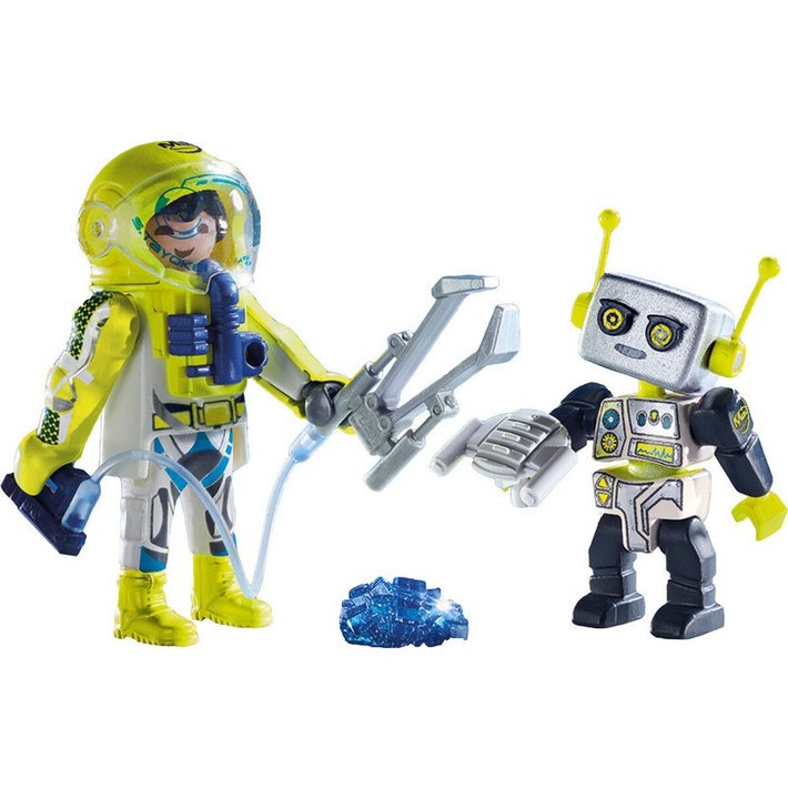 Đồ chơi mô hình Playmobil Phi hành gia và Robot Duo Pack