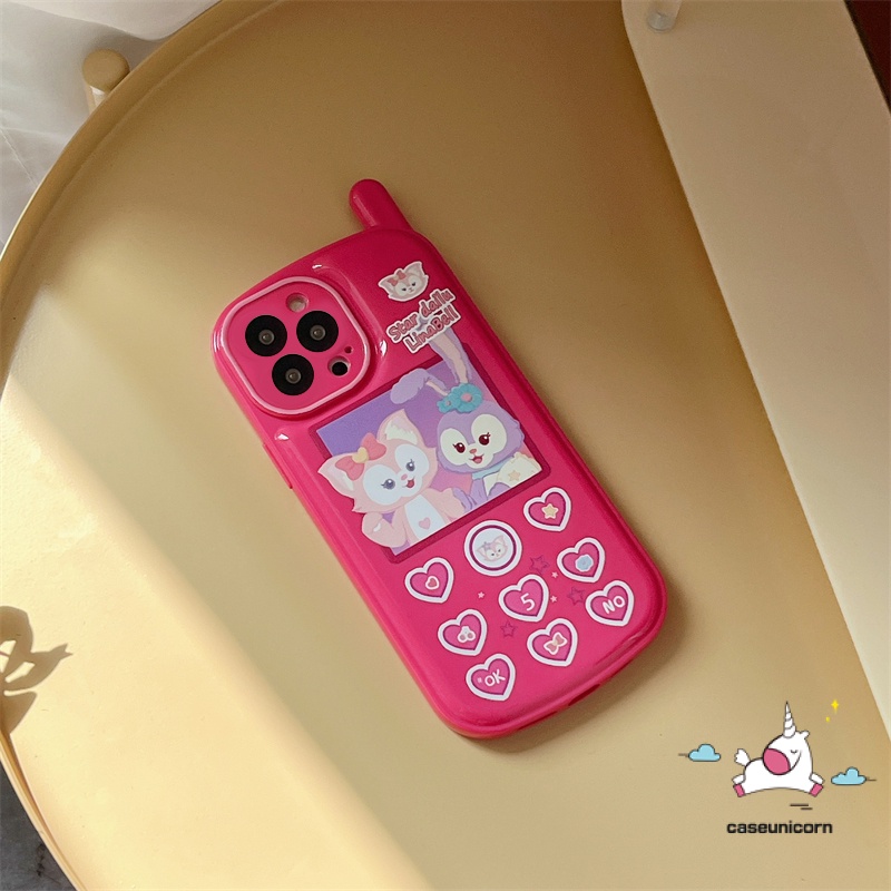 Ốp Điện Thoại Mềm Đệm Khí Hình Disney Linabel StellaLou Sáng Tạo Cho iPhone 11 12 13 14 Pro MAX 7 8 Plus X XR XS MAX