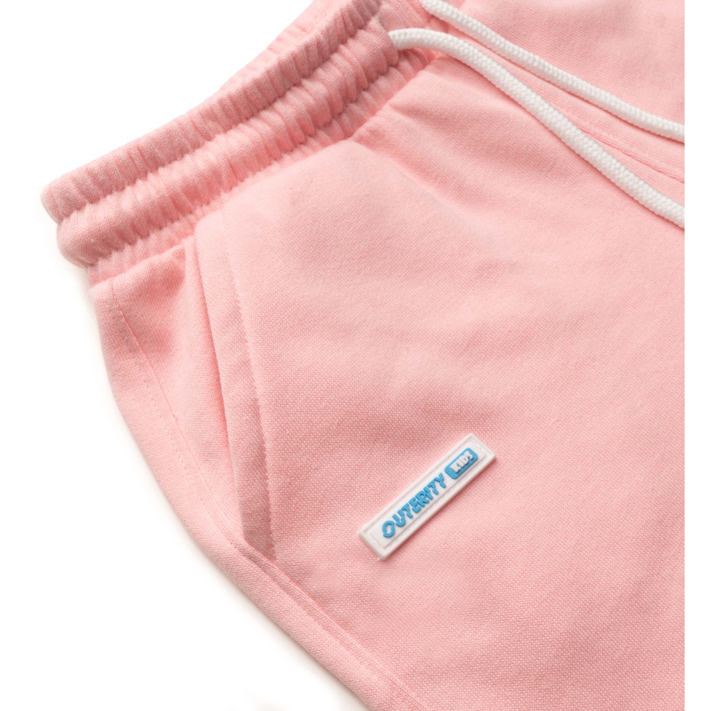 Quần trẻ em OuterityKids Signature Hồng / Nỉ chân cua - ORK503
