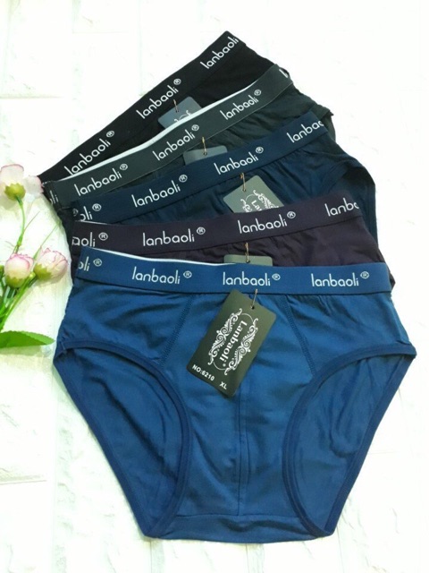 Combo 4 quần sịp Thái Lanbaoli chất liệu cotton co giãn và thấm hút mô hôi rất tốt