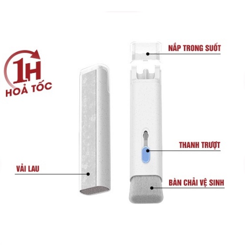 Bộ Vệ Sinh Tai Nghe Điện Thoại  Bàn Phím Đa Năng 7 trong 1