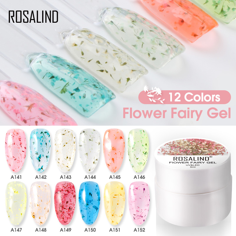 Gel sơn móng tay Rosalind lên màu tươi sáng đẹp mắt 5ml