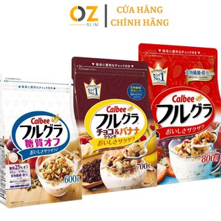 Ngũ Cốc Calbee Nhật Bản - Bữa Ăn Tiện Lợi Đầy Đủ Dinh Dưỡng,  Ít Đường Phù Hợp Với Mọi Người, Cả Người Ăn Kiêng