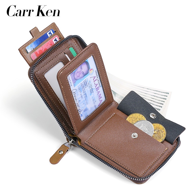Ví Da Nam Phong Cách retro Carrkin ko011