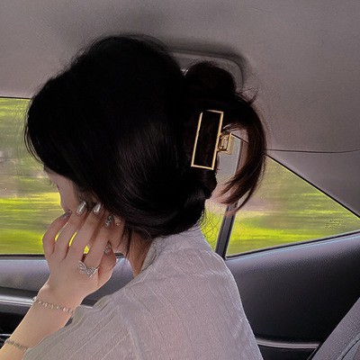 Kẹp Tóc Kim Loại Phong Cách Hàn Quốc Xinh Xắn Dành Cho Nữ