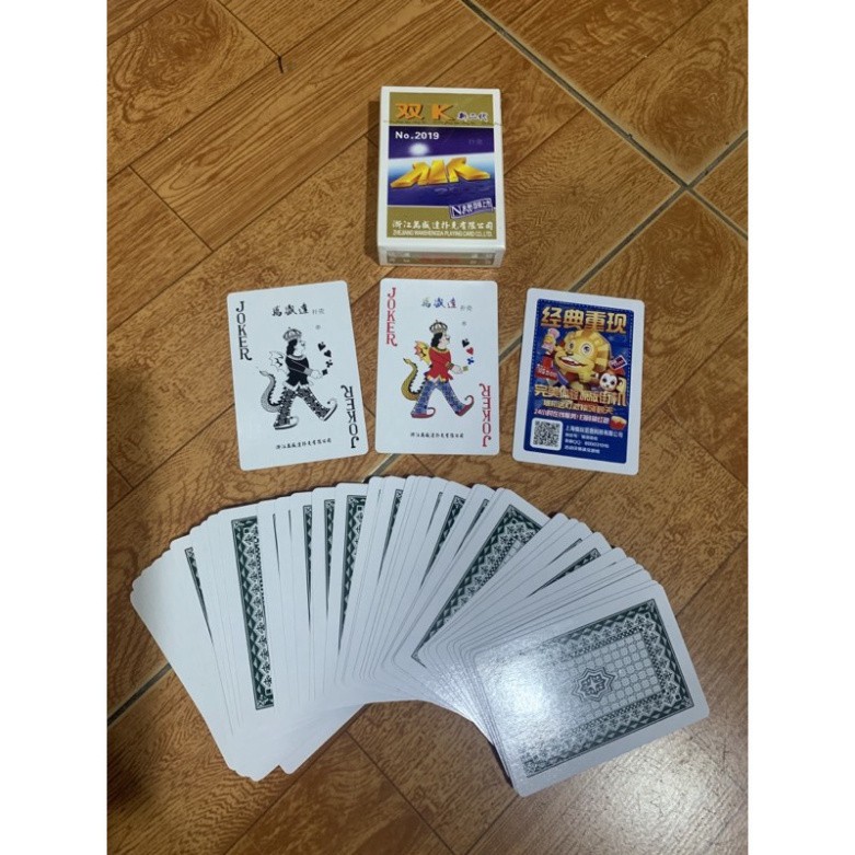 Hộp 10 bộ bài tây 52 lá  hộp trắng