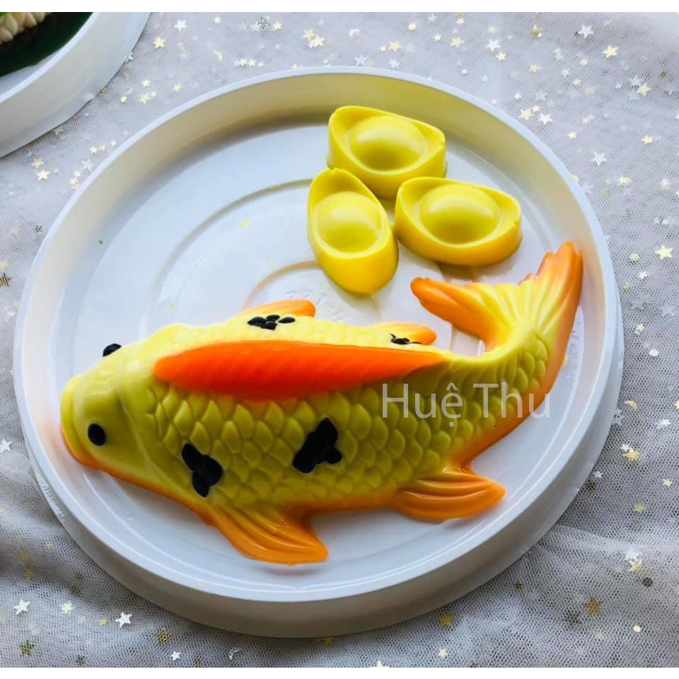 Khuôn thỏi vàng  dùng đổ rau câu 3D, 4D