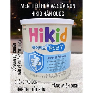 Men vi sinh kết hợp sữa non Hikid 80 gói (Men Hikid 2in1)