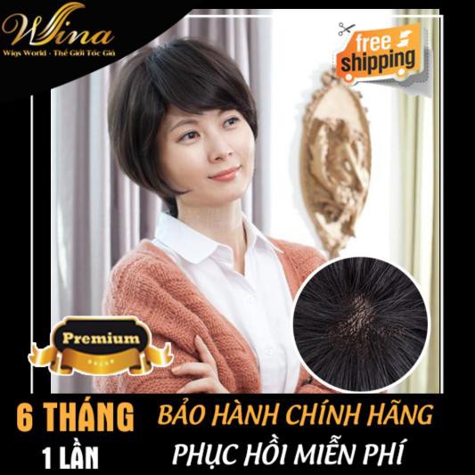 Tóc Giả WINA Nguyên Đầu Trung Niên Mái Xéo TGT-009