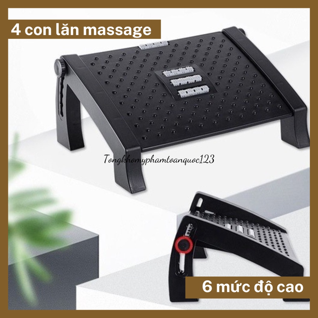 Ergonomic Footrest Ghế Gác Chân Văn Phòng - ghế kê chân Công Thái Học văn phòng, học sinh, sinh viên, chơi game