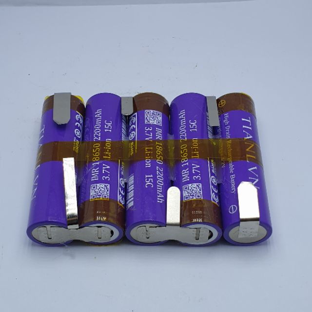 KHỐI PIN TIANL VN - 5S-18V/21V - 2.200mah Xả 30A