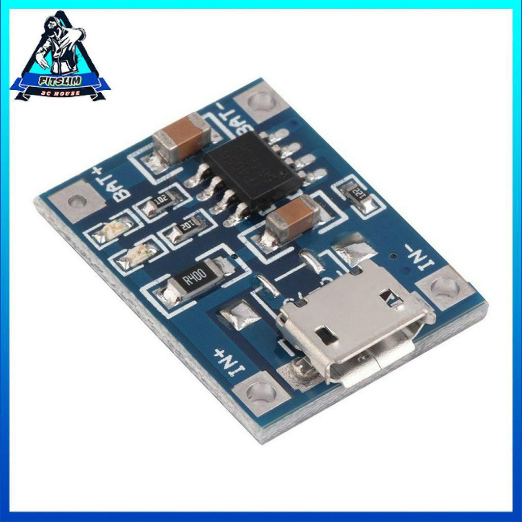 5V Mini MICRO USB 1A TP4056 Pin Lithium Mô-đun sạc Bảng sạc