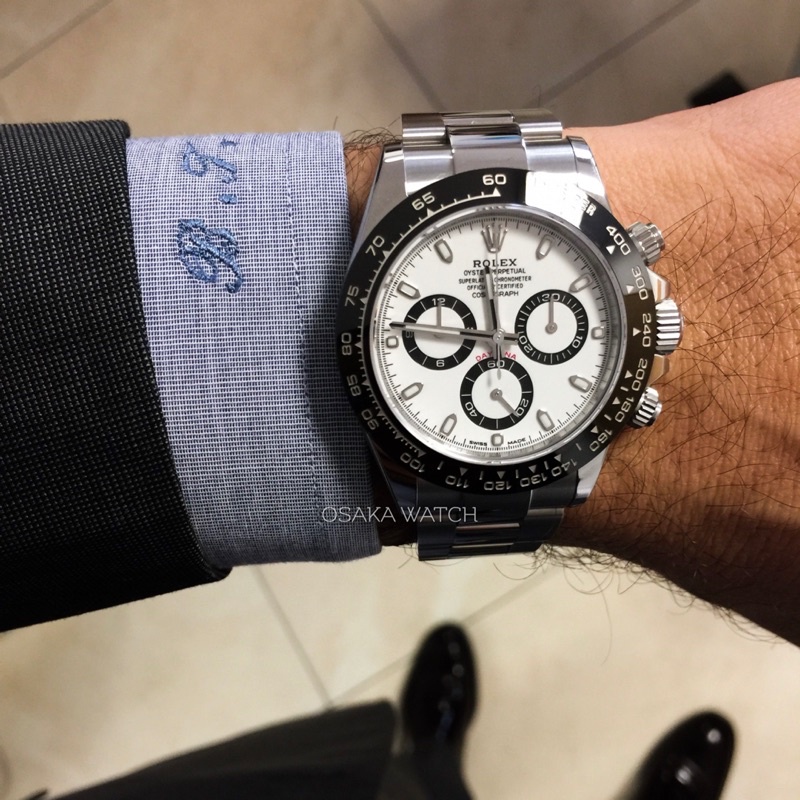 Đồng Hồ Nam Cơ Automatic Rolex Daytona 40mm Dây Kim Loại Chạy Full 6 Kim Hàng Cao Cấp Fullbox Chuẩn - Màu Trắng