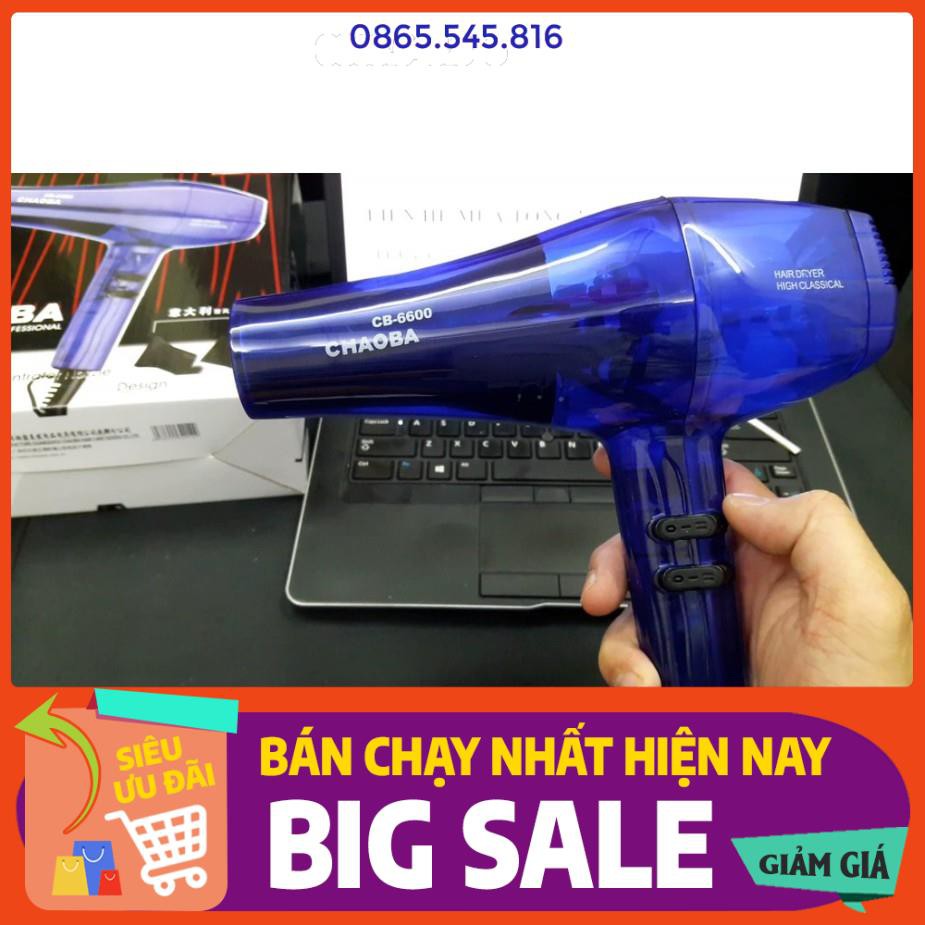 Máy Sấy Tóc Cao Cấp ChaoBa CB-6600 2 Chiều 3000W  hàng chính hãng (BẢO HÀNH 12 THÁNG LỖI 1 ĐỔI 1) hàng chính hãng