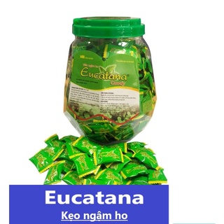 Kẹo ngậm ho eucatana bạc hà - 1 viên - hỗ trợ bổ phế , giảm đờm , giảm ho - sgp