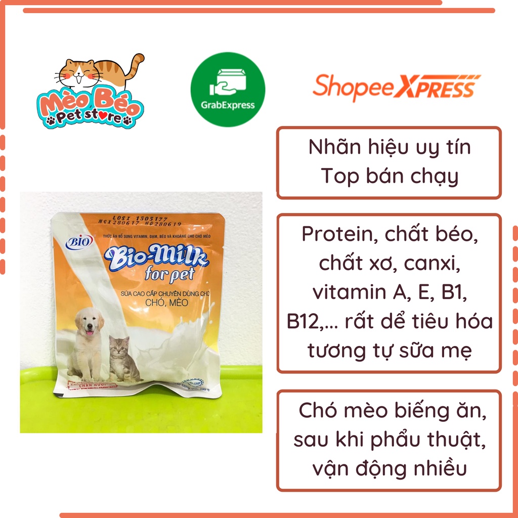 Sữa cho chó mèo Bio Milk for pet