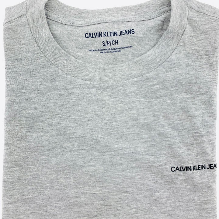 Áo Calvin Klein Jeans Classic Fit Crewneck T- shirt - Grey