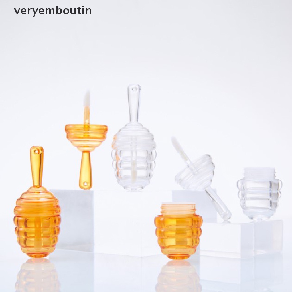 Lọ đựng son môi bóng bằng nhựa hình tổ ong 9ml