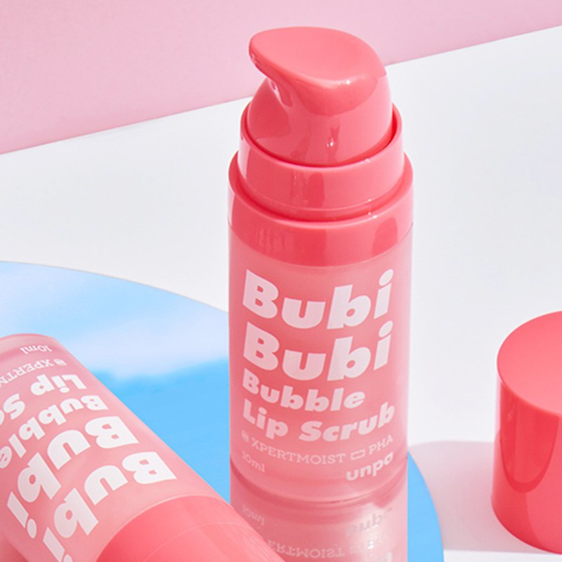 TẨY TẾ BÀO CHẾT MÔI DẠNG SỦI BỌT UNPA BUBI BUBI BUBBLE LIP SCRUB 10ML CHÍNH HÃNG - 8762