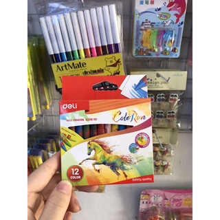 Bút sáp màu deli 12màu c20800