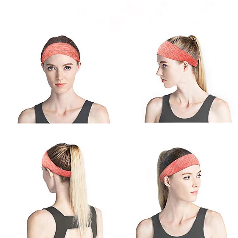 Băng Đô Thể Thao Mềm Thấm Hút Mồ Hôi 6 Màu Thời Trang Cho Nữ
