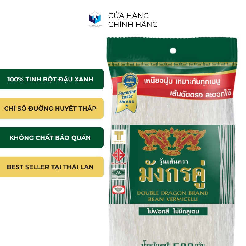 Miến Thái Đậu Xanh Song Long 500 g (thượng hạng)