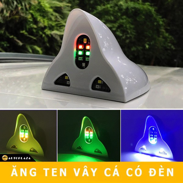 Ăng ten vây cá ô tô  năng lượng mặt trời có led