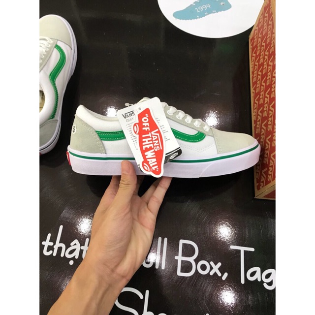 [ORDER 4 NGÀY] Giày VANS Kẻ Sọc Xanh Lá